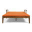 Double chaise longue de patio avec coussin-888757820