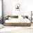 Full Size Storage Upholstered Tufted Bed Frame, Sofa Bed Frame With Comfortable Backrest And Armrests, Full Size Bed For Bedroom, Living Room,Velvet(80.5''*59''*29.5'')-1985808095-1985808089