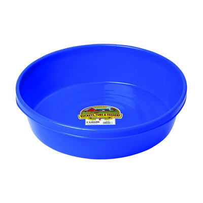 Little Giant Durable and Versatile Plastic Flat Farm Livestock and Pet Ranch Home Feed