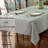 Jacquard Tablecloth Damask Fabric Table Cloth Water Resistant & Wrinkle Free Spillproof Polyester Table Cover (Rectangle/Oblong, 52" X 70" (4-6 Seats)
