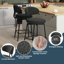 Tabouret de comptoir pivotant 27 po Bayville-115184302