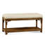 Summer Retreat Wicker Shelf Storage Bench-71425197-86505846