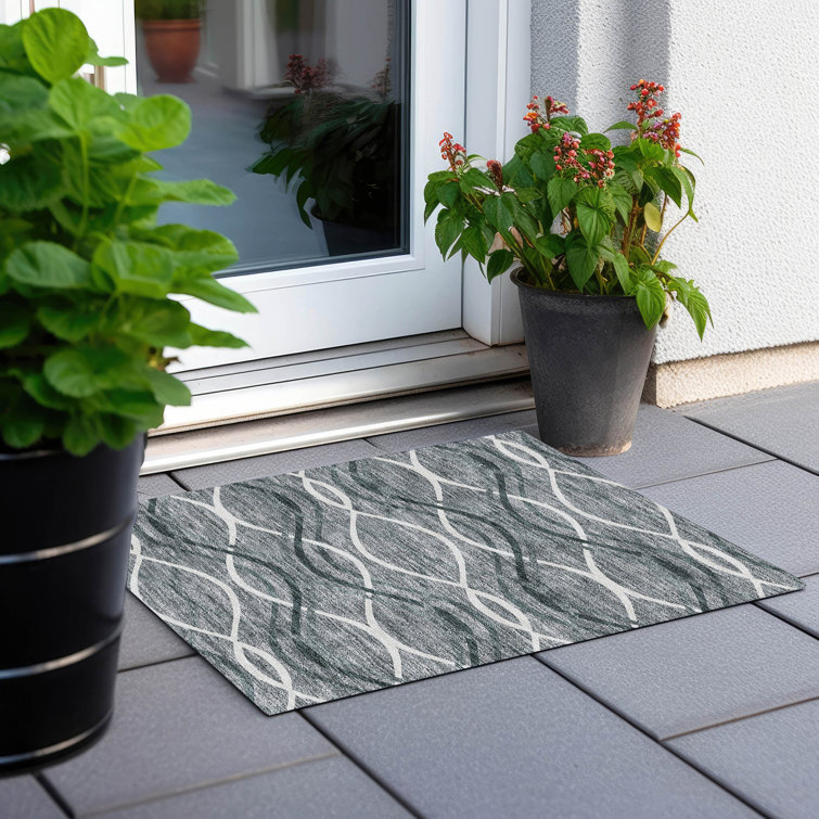 Lamanna Washable Abstract Indoor / Outdoor Rug