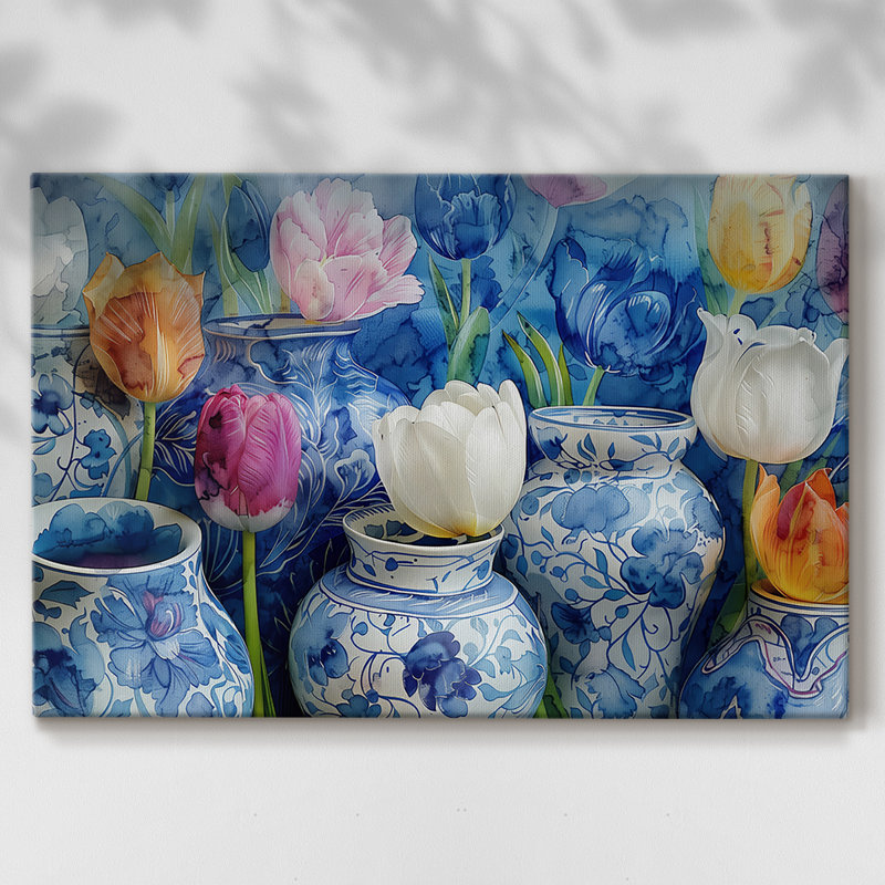 Série Floral-CXVI -Galerie enveloppée Cavas, 8 x 12