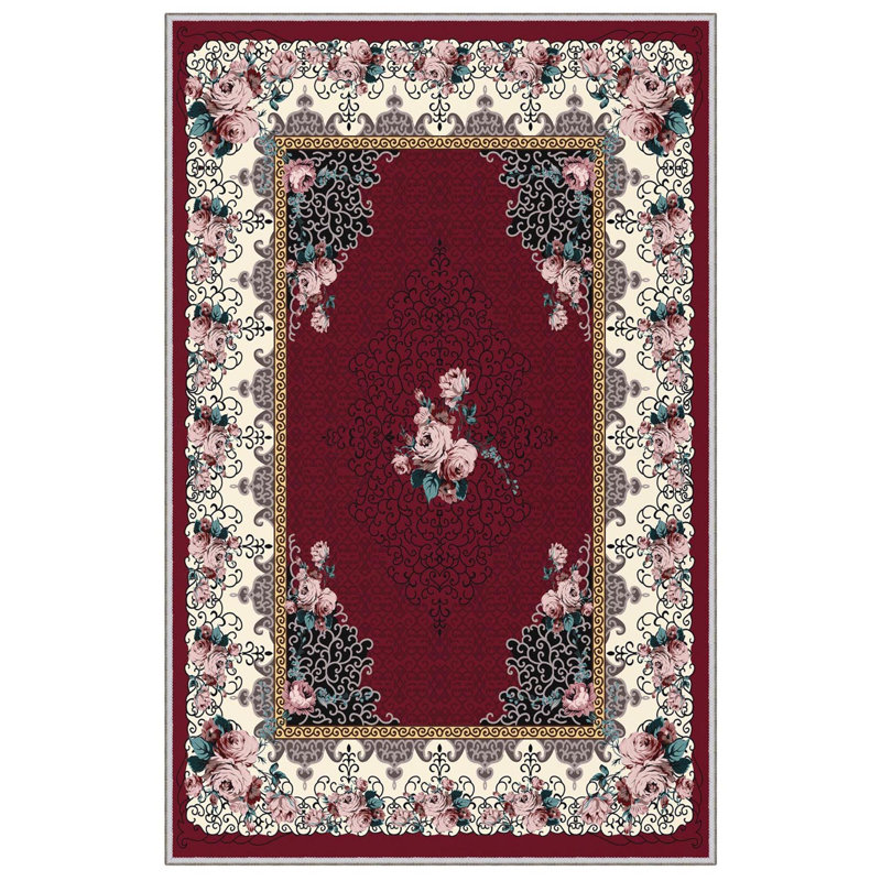 Premium 3D Printed Area Rug, 5.2 x 7.5 Feet, 100% Polyester, 650 g/m² | Antibacterial, Non-Slip PVC Dot Underside, Machine Washable | Ideal for Living Room, Bedroom & Home Decor, Soft Pile Height: 0.3 Inches