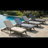 Patio Reclining Chaise Lounger with Removable Cushions for Backyard/Poolside-1038819080