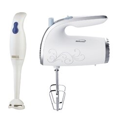 Power Hand Mixer, 5-Speed, White - Continental