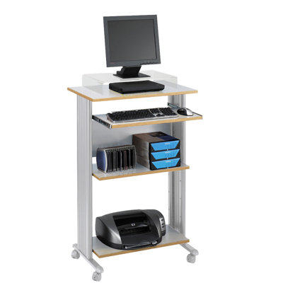 MUV Fixed Stand-Up Workstation AV Cart
