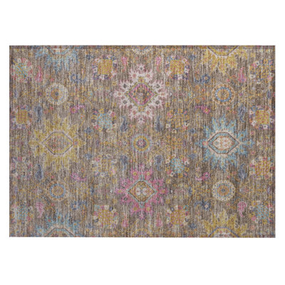 Machine Washable Indoor/Outdoor Jacinto ACN2151 Medallions Rug