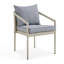 Ensemble de chaises d'extérieur avec coussins Pancoast