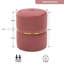 Artin 36cm W Velvet Round Footstool-324412737