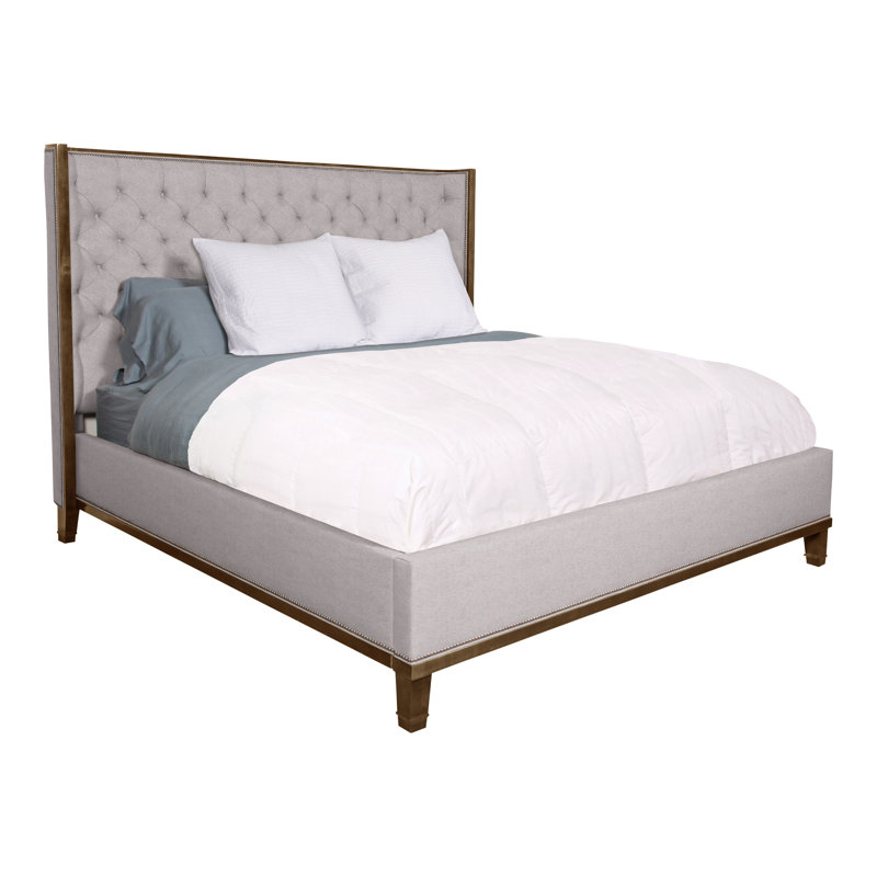 Michael Weiss Bed, Ian Pewter, Dove Gray, Queen