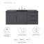 Modway 48" Single Sink Bathroom Vanity Set-1279110951-1279110949