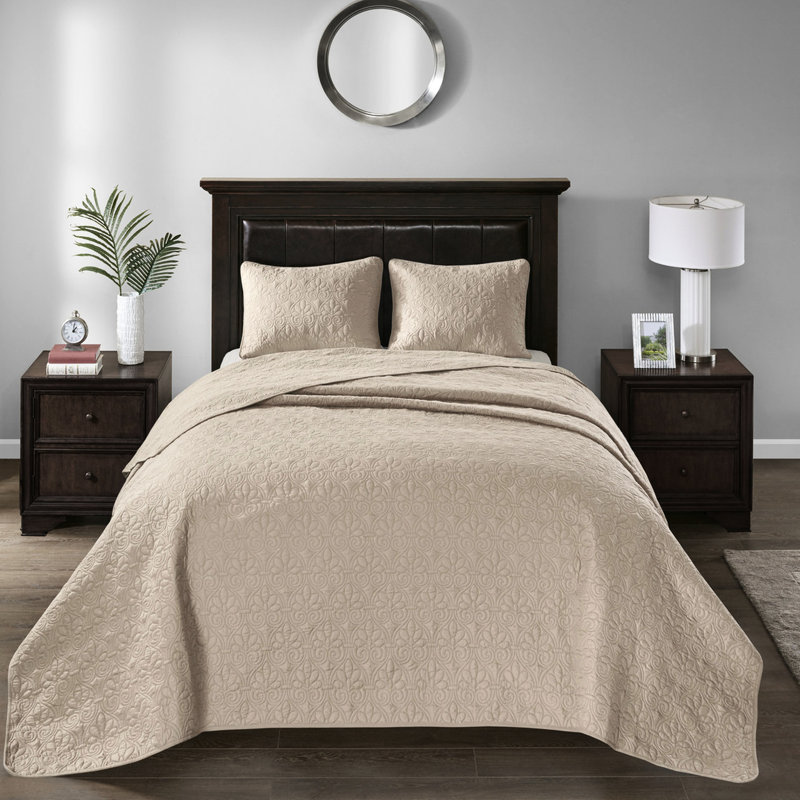 Courtepointe réversible simple / simple TG - Coton doux prélavé, literie de courtepointe intrigante, rembourrage confortable, lavable à la machine élégante
