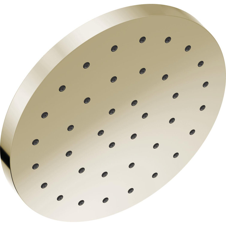 Rain Fixed Shower Head with H2Okinetic Technology, 2.5 GPM