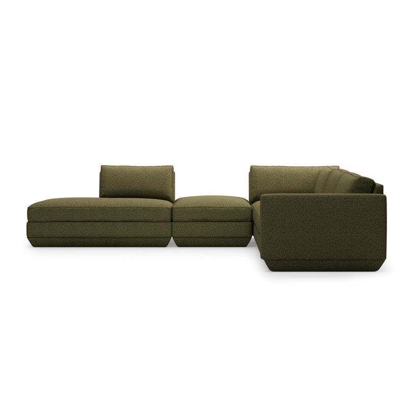 Podium Modular Sectional, Copenhagen Terra