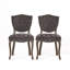 Chaise capitonnée Kd (ensemble de 2)-1294937275