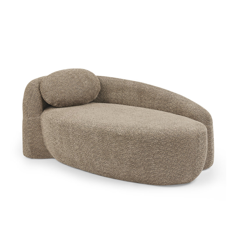 Méridienne rembourrée 38 po, Brown