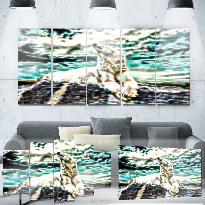 «Polar Bear at Rest», impression, H 30 po x l 40 po