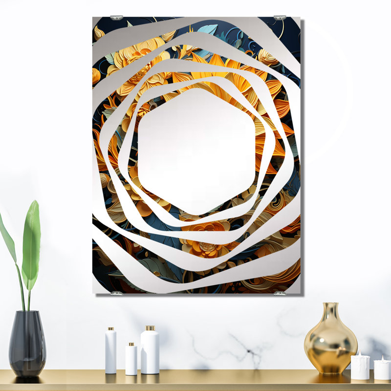 Boyadjis - Miroir mural tournesols MIR141734, 32 po x 24 po