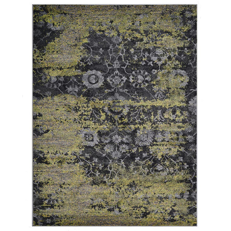Bicknell Washable Striped Indoor Rug, Rectangle 9' x 12'