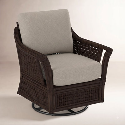 Boca Upholstered Swivel Armchair