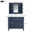 Meuble-lavabo 36 po avec armoire à pharmacie, armoire de rangement moderne avec 2 portes à fermeture douce et meuble-lavabo simple-2083584699-2083584698