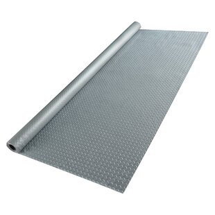 Floor Defender Garage Flooring Roll in Gray Coco Mats N More Size: 93 W x 192 L