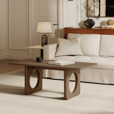 47“ Modern Solid Wood Coffee Table