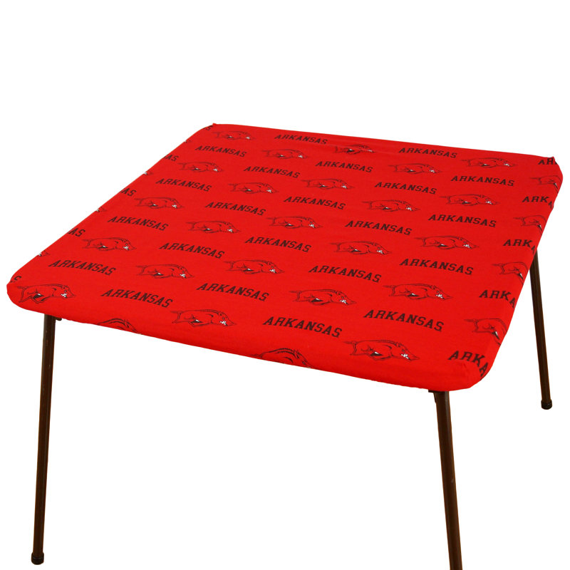 NCAA Outdoor Patio Table Cover, 33" W x 33" D, Arkansas