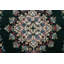 Tapis vert Kashan