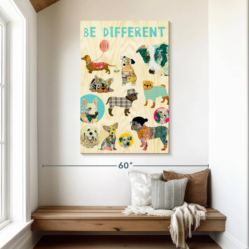 Ashelle Kids Dogs différent, H 48 po x l 32 po