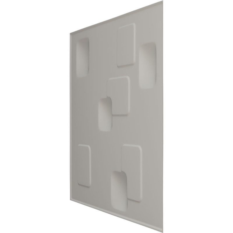 Panneau mural décoratif 3D l 19 5/8 po x H 19 5/8 po Avila EnduraWall, métallique (couvre 2,67 pieds carrés), Bronze foncé