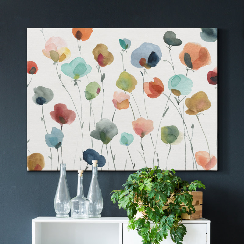 Lollipop Field - Impression sur toile tendue, H 27 po x l 18 po x P 1 po