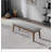 Warren Bench in Ash Grey Fabric