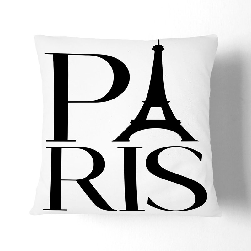Paris Scatter Cushion, 55cm H x 55cm W x 20cm D