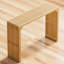 Console 46 po en bois massif pour salon, vestibule