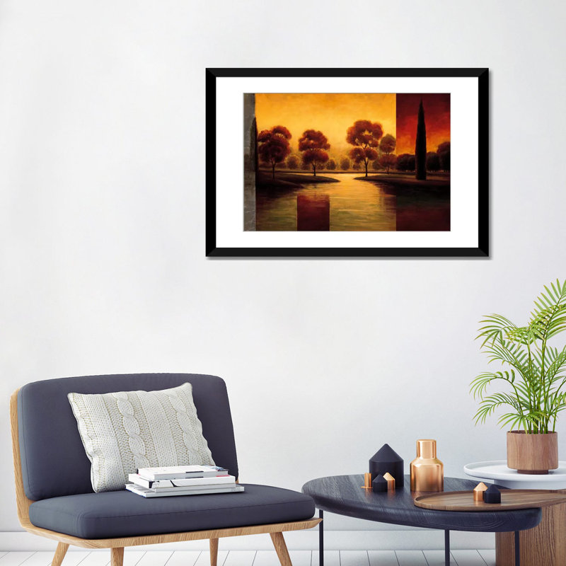 «The Break of Dawn II» par Gregory Williams - reproduction d'art sur toile, Papier d'art encadré noir, Blanc