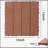 Sustainable Deck Tiles Set for Various Outdoor Spaces, Rust and Weather Resistant-111837112