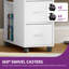 35cm Wide 2 -Drawer Mobile File Cabinet