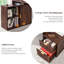 Bureau en L 67 po avec tiroirs et prise de courant, bureau d'ordinateur personnel avec support pour moniteur et armoire de rangement-1279919070