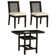 1 - Person Glass Top Pedestal Dining Set