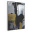 «24K Abstraction - Floater Frame», reproduction d'art sur toile-46817521-46817524