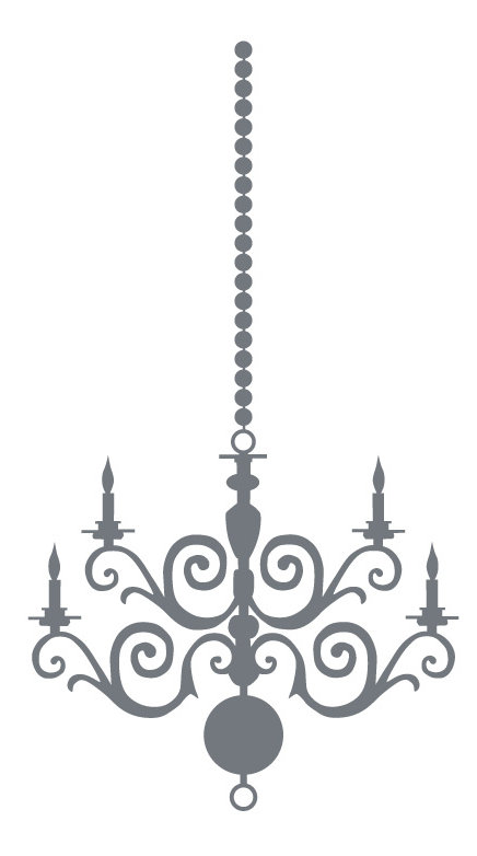 Non-Wall Damaging Wall Decal, Storm Gray