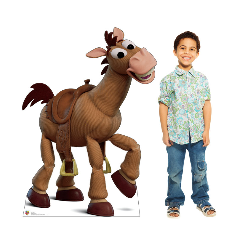 54'' Brown Disney Pixar Toy Story 4 Bullseye Cardboard Standup