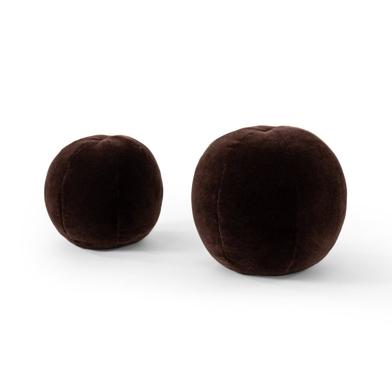 Round Cushion, Monte Chocolate