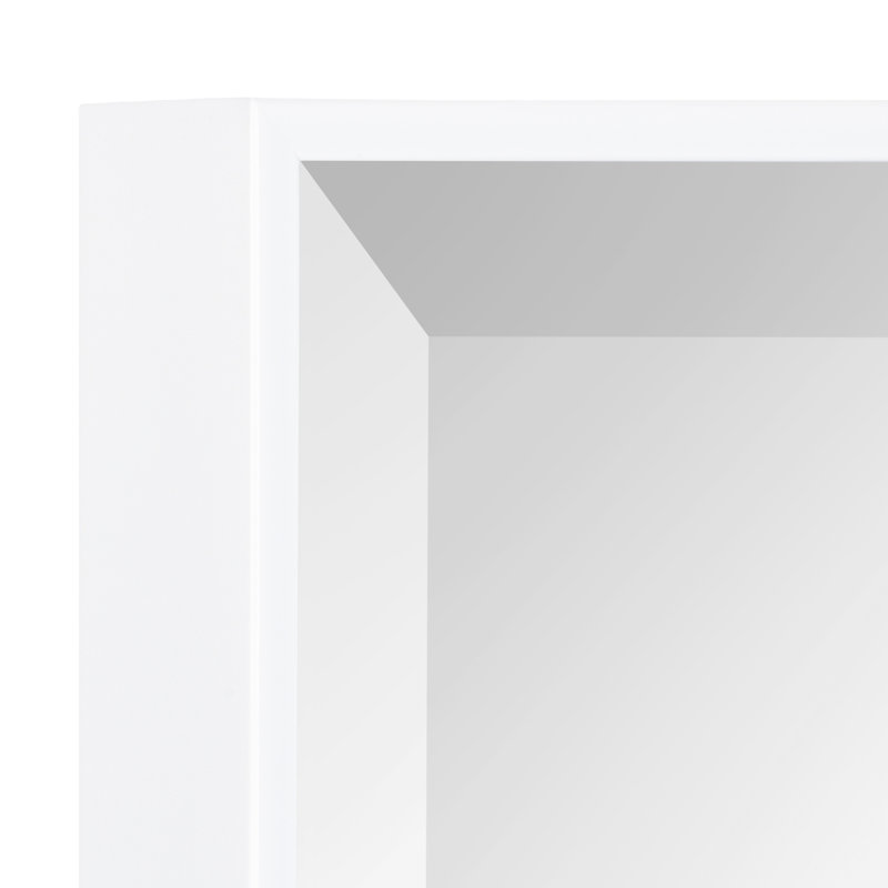 Logsdon Flat Mirror, 18" x 24", White