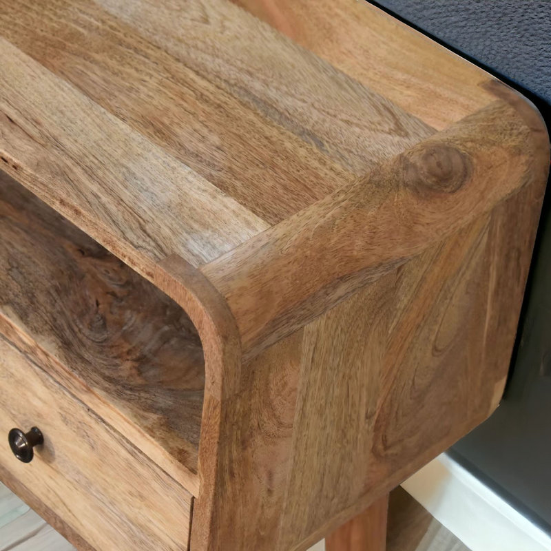 Livi Solid Wood Console Table, Oak