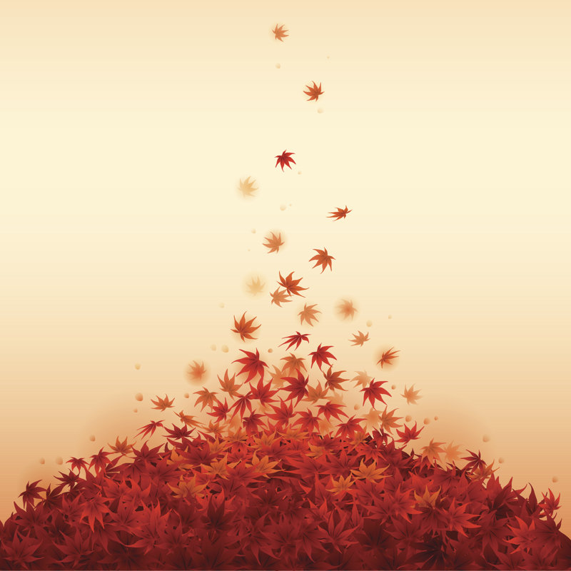 «Autumn Leaves Falling», impression sur toile tendue, H 30 po x l 30 po
