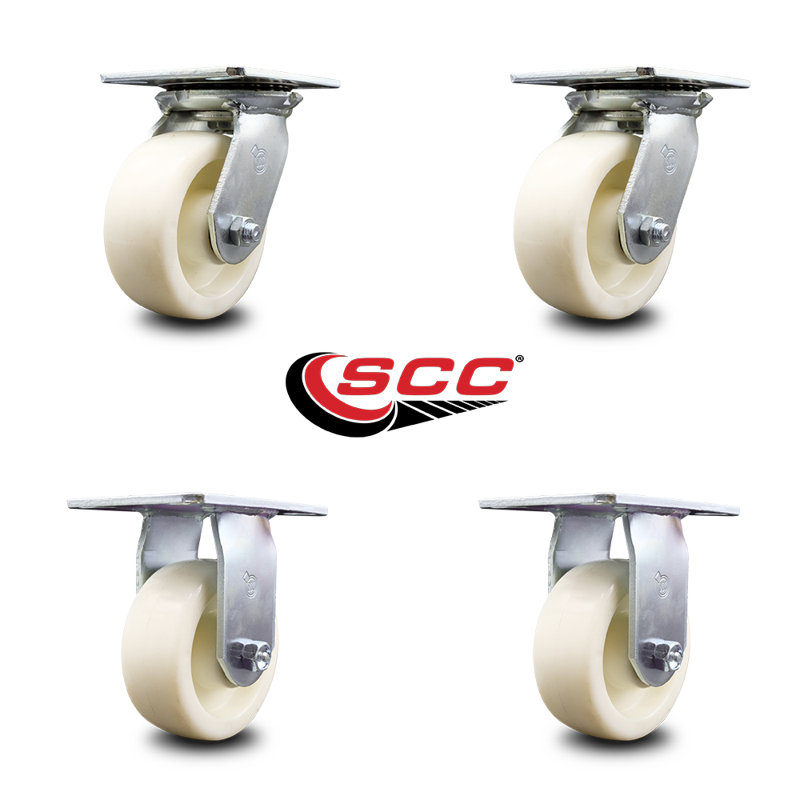 4 Piece Nylon Caster Set